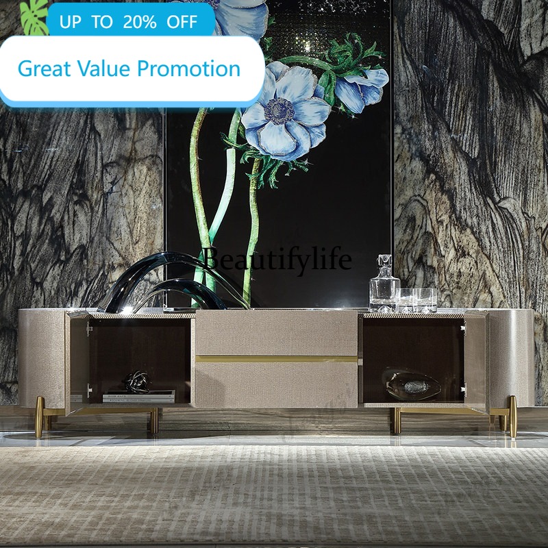 Lightings Decoration - M178 Italian light luxury TV cabinet,