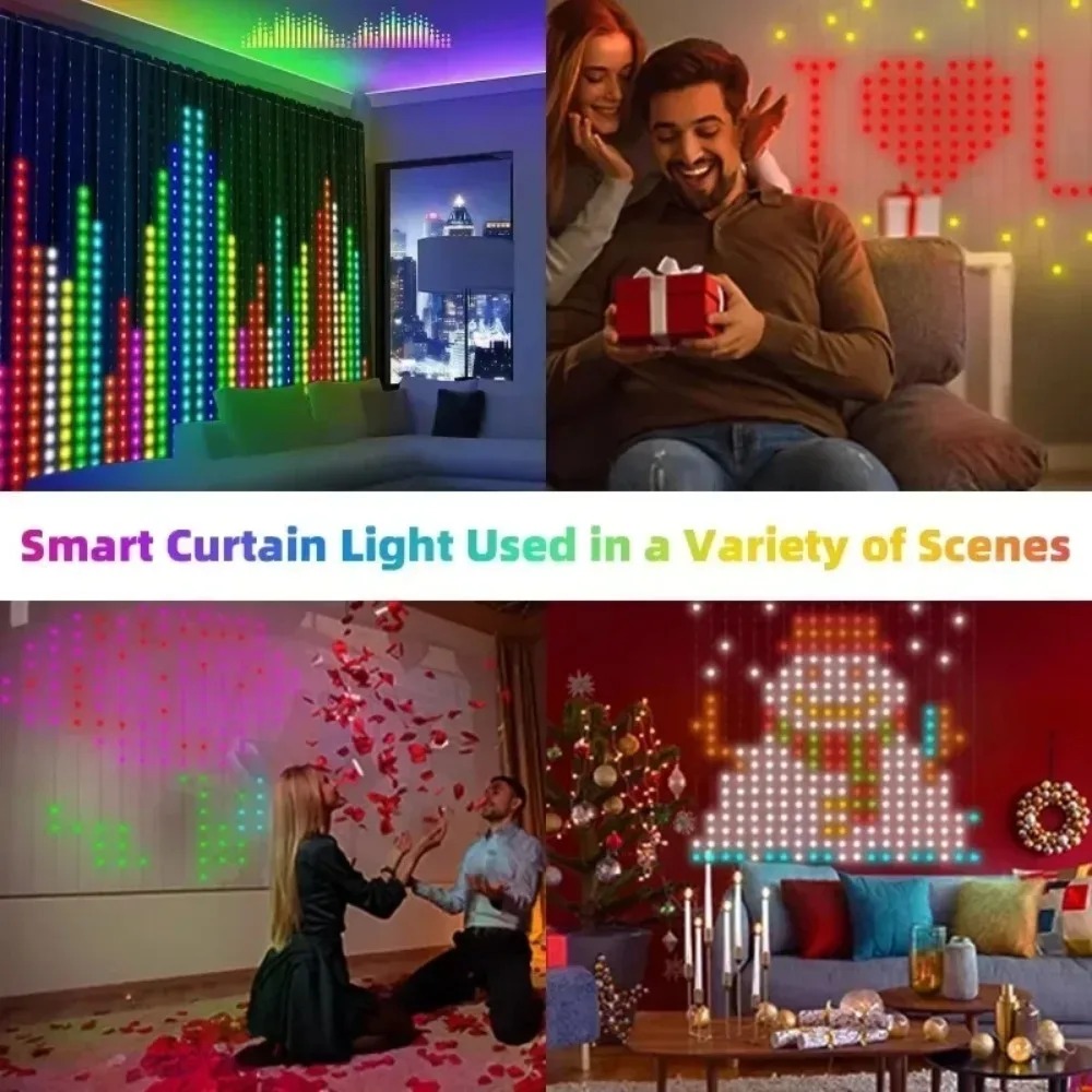 Outdoor LED Pixel Curtain Ligh - огляд і ціна Fairy Light Curtain