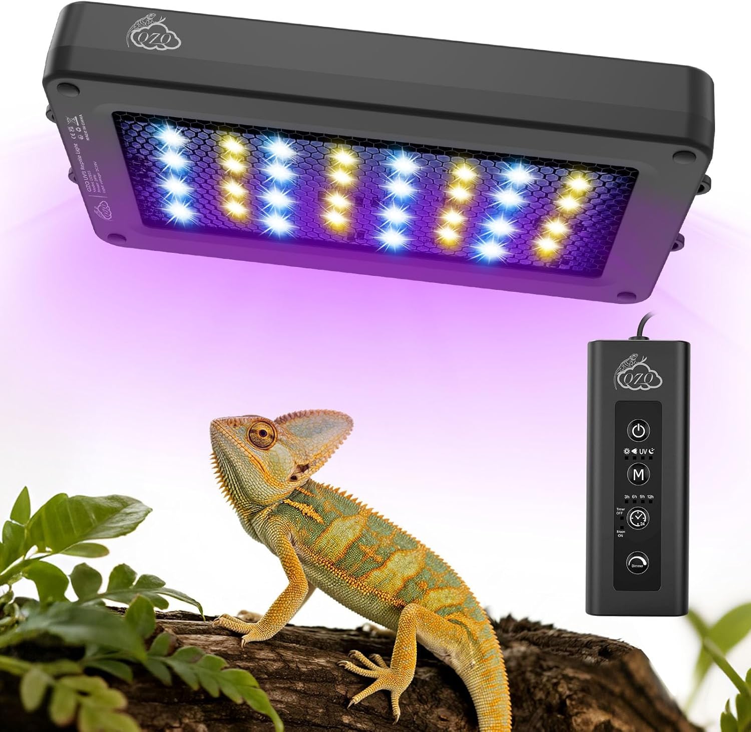 24W LED UVA UVB Reptile Lamp w - огляд і ціна Gecko Lighting & Decor