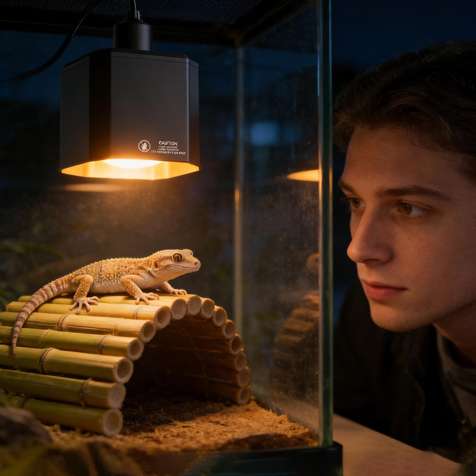 Reptile Heat Lamp Cover Reptil - огляд і ціна Gecko Lighting & Decor