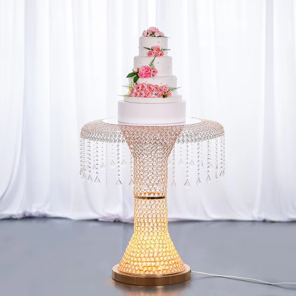Luxury Crystal Wedding Cake St - огляд і ціна Lighting Decoration Stand