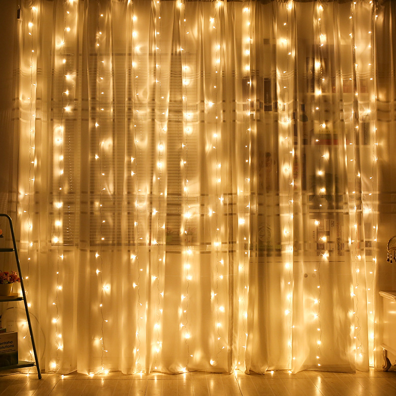USB LED Curtain String Lights  - огляд і ціна Fairy Light Curtain