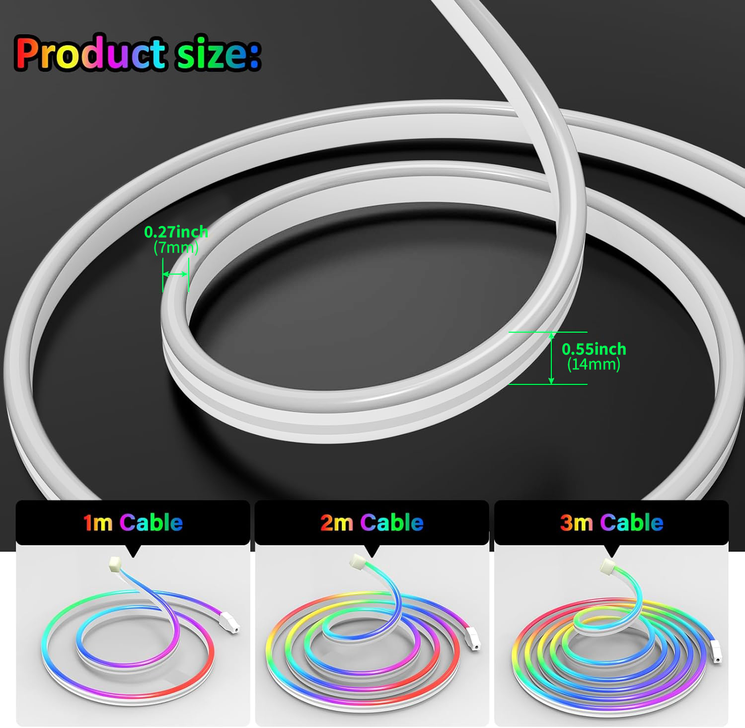 USB DC5V RGBIC Flexible Neon S - огляд і ціна Lighting & Home Decor Studio