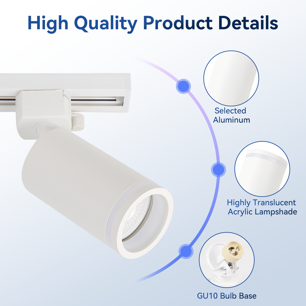 110v 220v LED Track Lamp GU10  - огляд і ціна Decor Lighting Fixtures