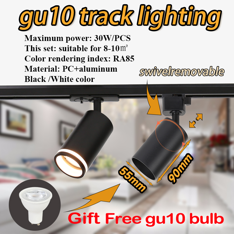 Track Light GU10 Spotlight GU1 - огляд і ціна Decor Lighting Fixtures