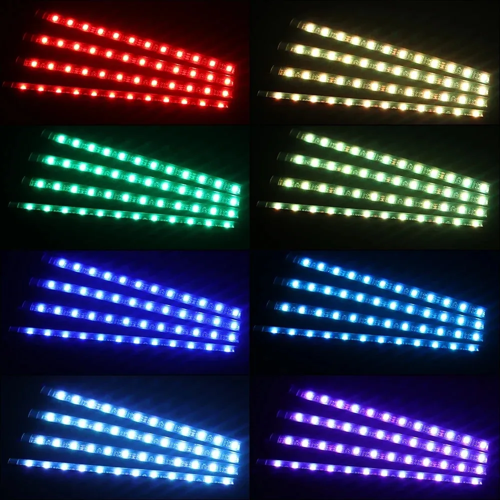 Universal 48 LED USB Car RGB A - огляд і ціна Lighting Bolt Decor