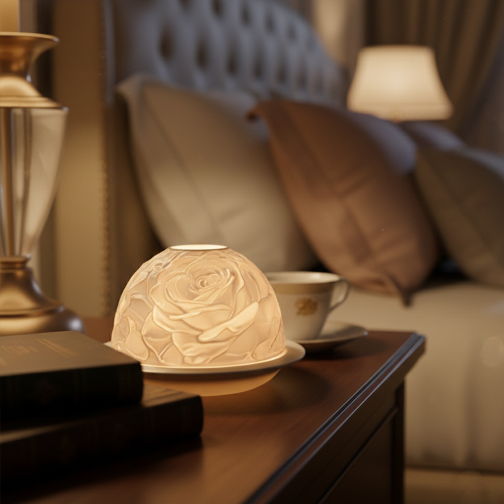 Elegant Rose Porcelain Candle  - огляд і ціна Lighting Decor For Wedding