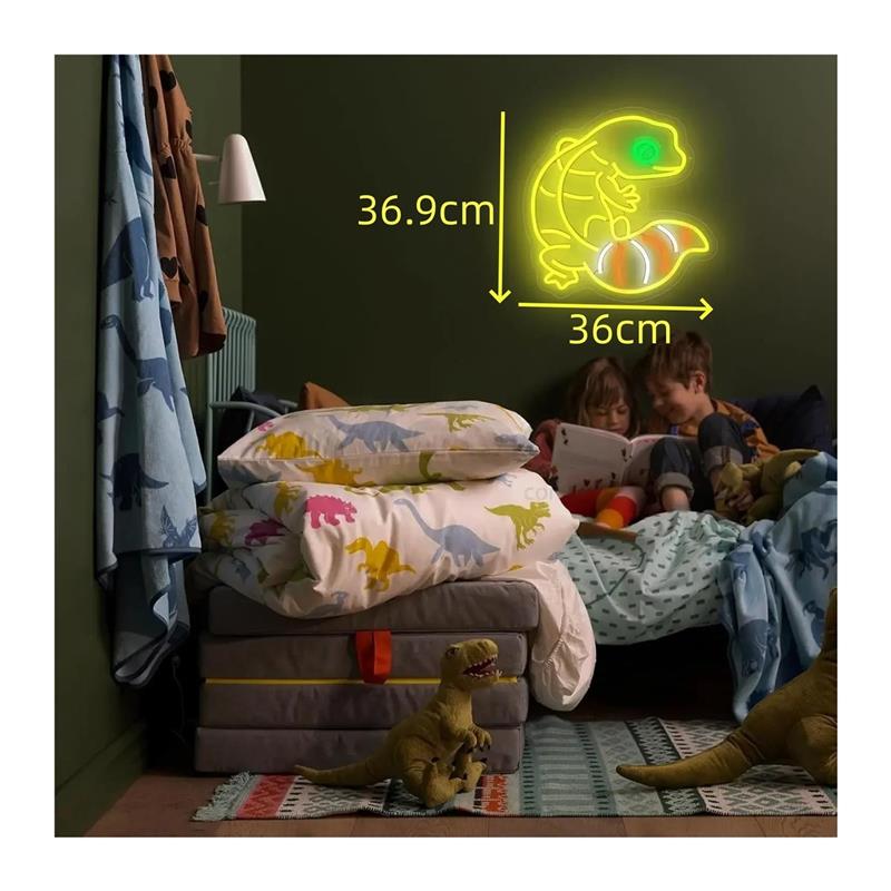 Gecko Shape Neon Sign Anime Li - огляд і ціна Gecko Lighting & Decor