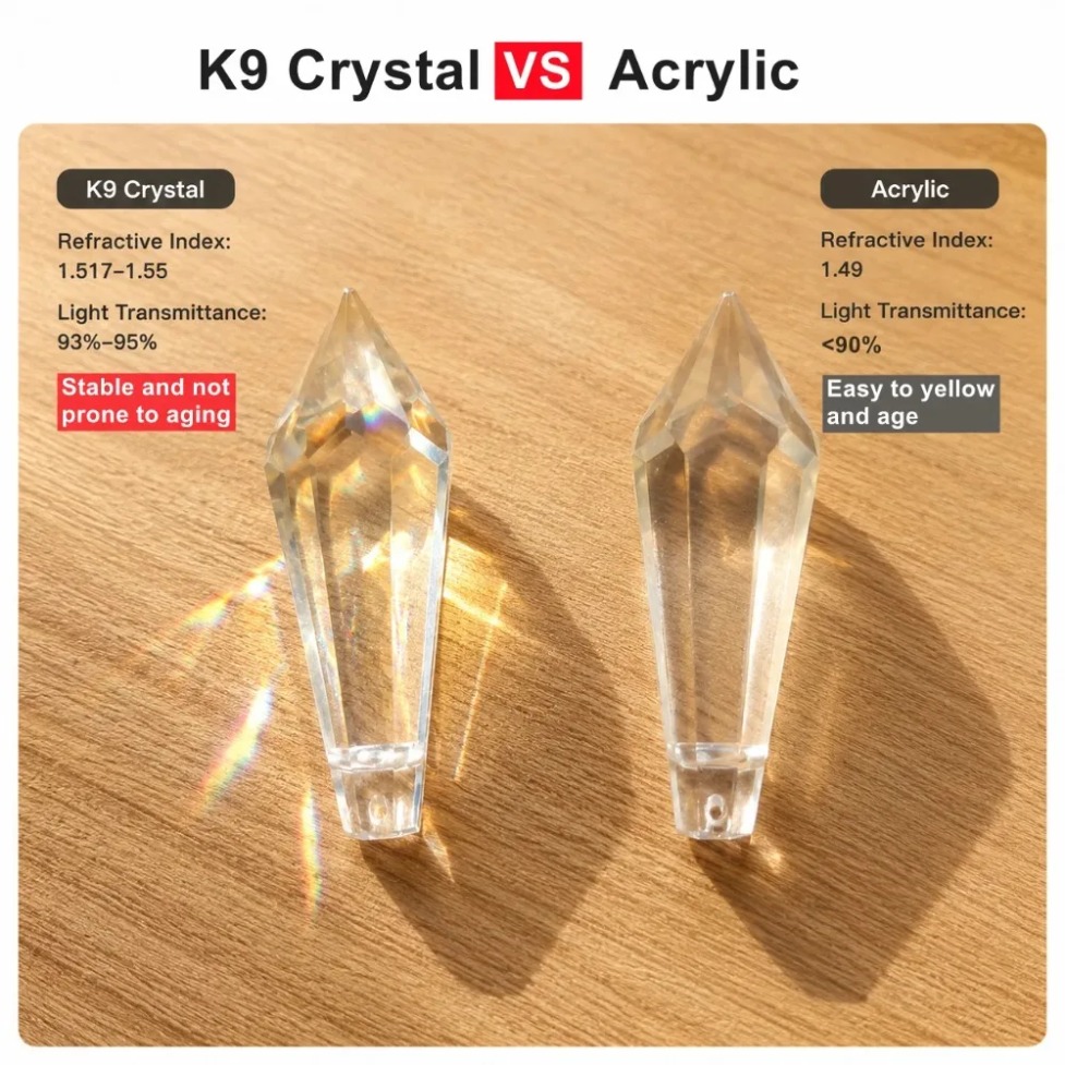 1/5/10PCS K9 High Transparent  - огляд і ціна Decor Lighting Fixtures