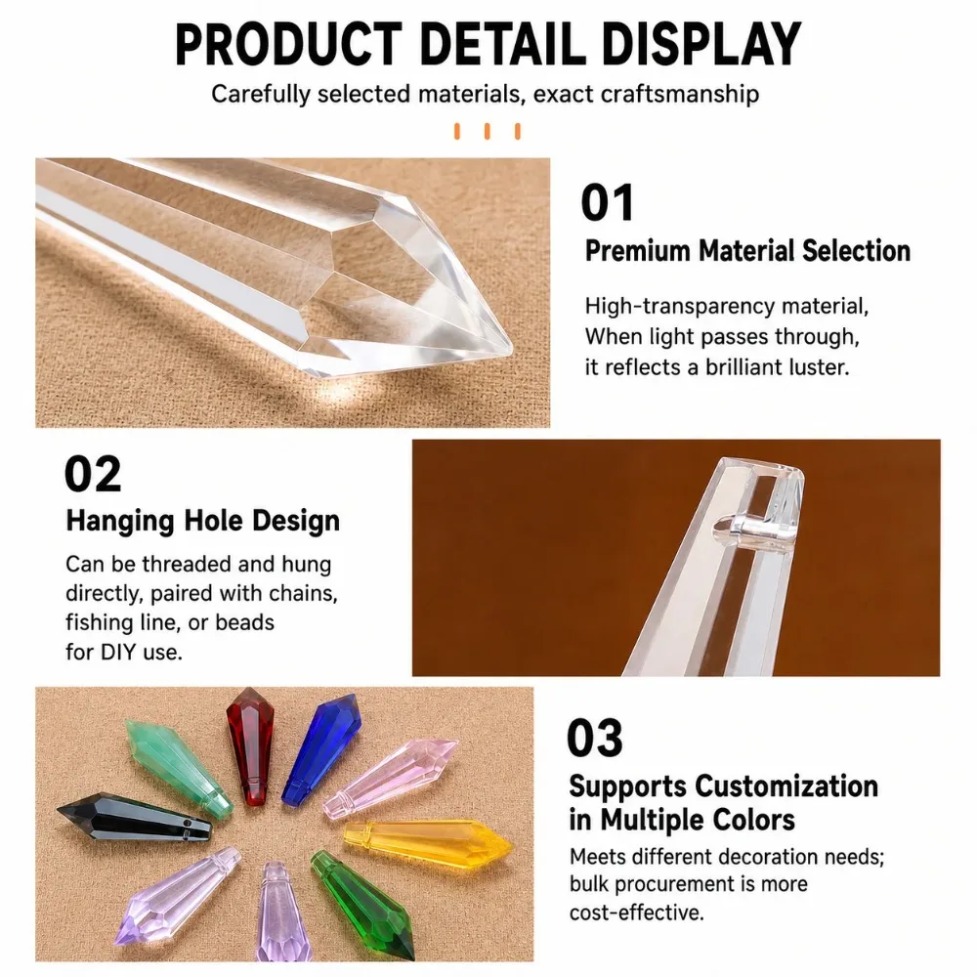 1/5/10PCS K9 High Transparent  - огляд і ціна Decor Lighting Fixtures