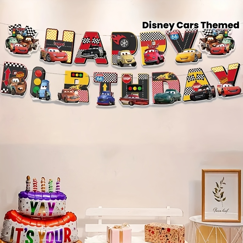 Disney minnie ,stitch,Lightnin - огляд і ціна Lighting Mcqueen Birthday Decor