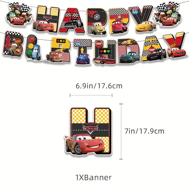 Disney minnie ,stitch,Lightnin - огляд і ціна Lighting Mcqueen Birthday Decor