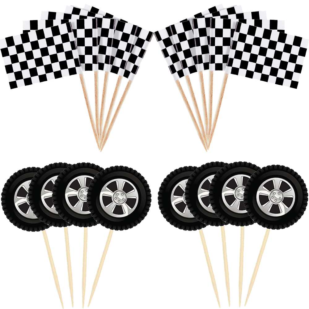 Wheel Racing Car Party Cake De - огляд і ціна Lighting Mcqueen Birthday Decor