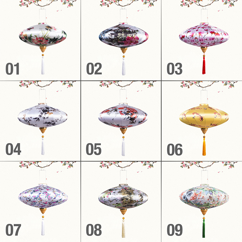 12/14 inch Chinese Style Satin - огляд і ціна Restaurant Lighting Decoration