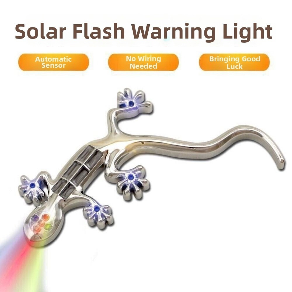 New Gecko Shape Solar Warning  - огляд і ціна Gecko Lighting & Decor