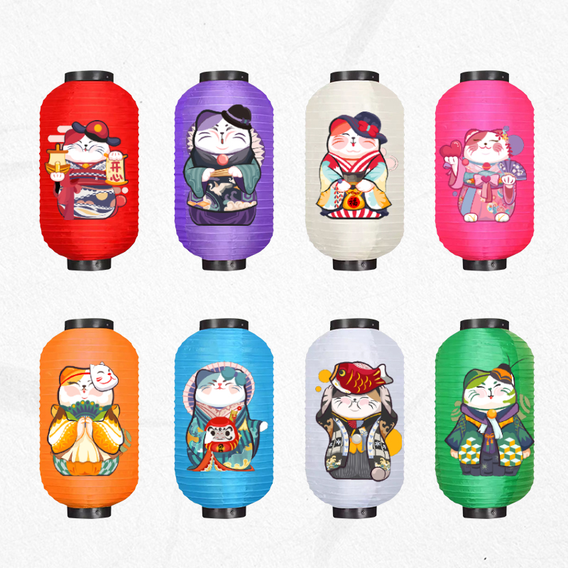 Japanese Maneki Neko Hanging L - огляд і ціна Restaurant Lighting Decoration
