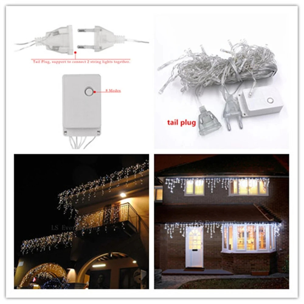Led Curtain Icicle String Ligh - огляд і ціна Lighting Decor For Wedding