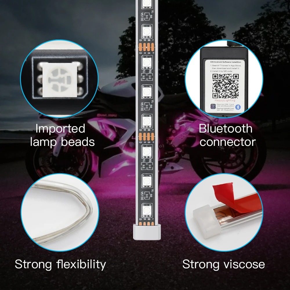 Motorcycle LED Decorative ligh - огляд і ціна Lighting Bolt Decor