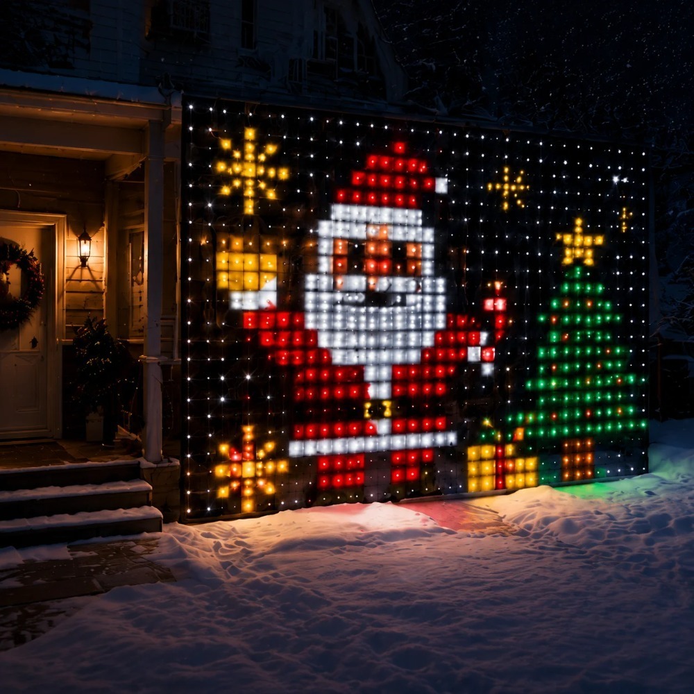 Smart RGB LED Curtain Lights B - огляд і ціна Fairy Light Curtain