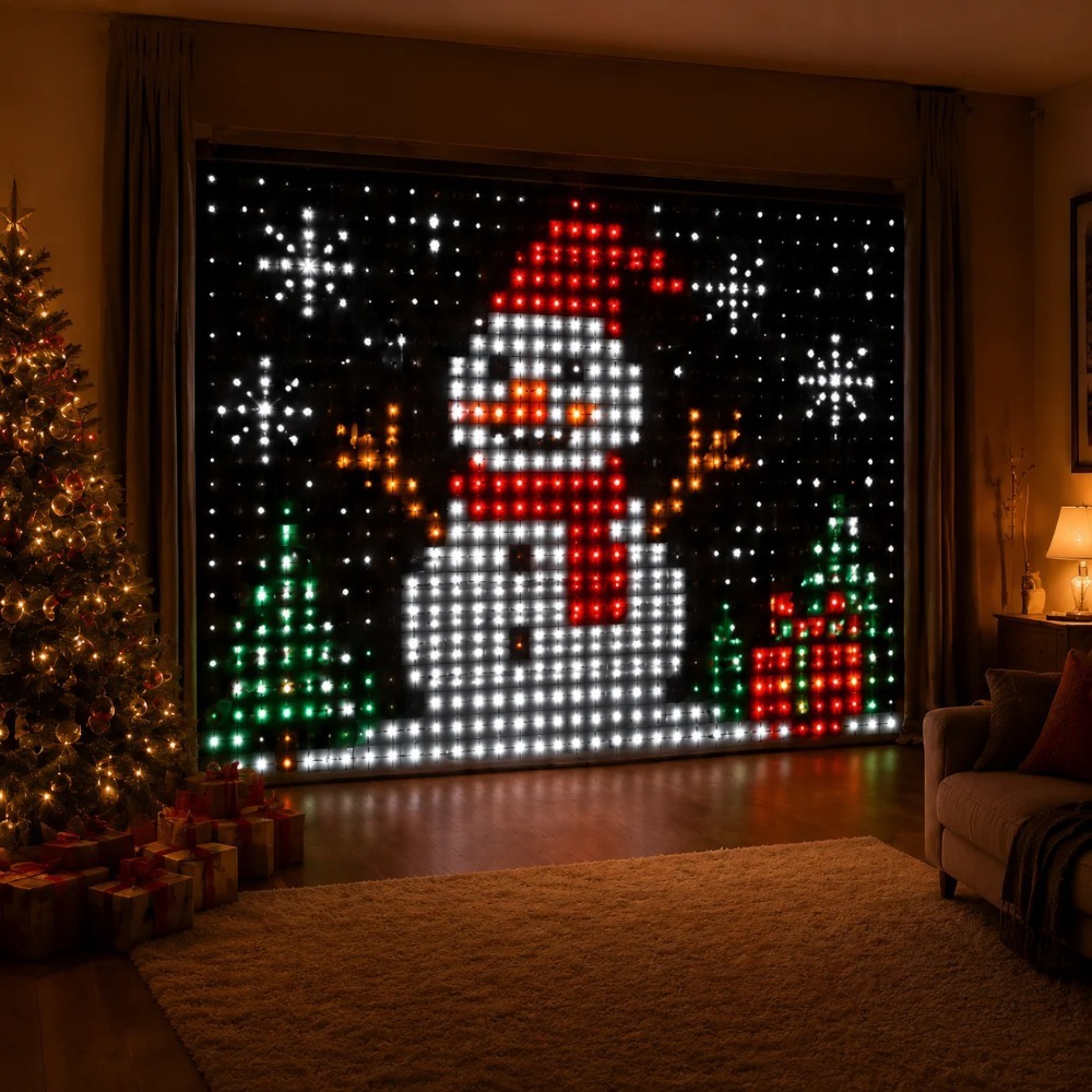 Smart RGB LED Curtain Lights B - огляд і ціна Fairy Light Curtain