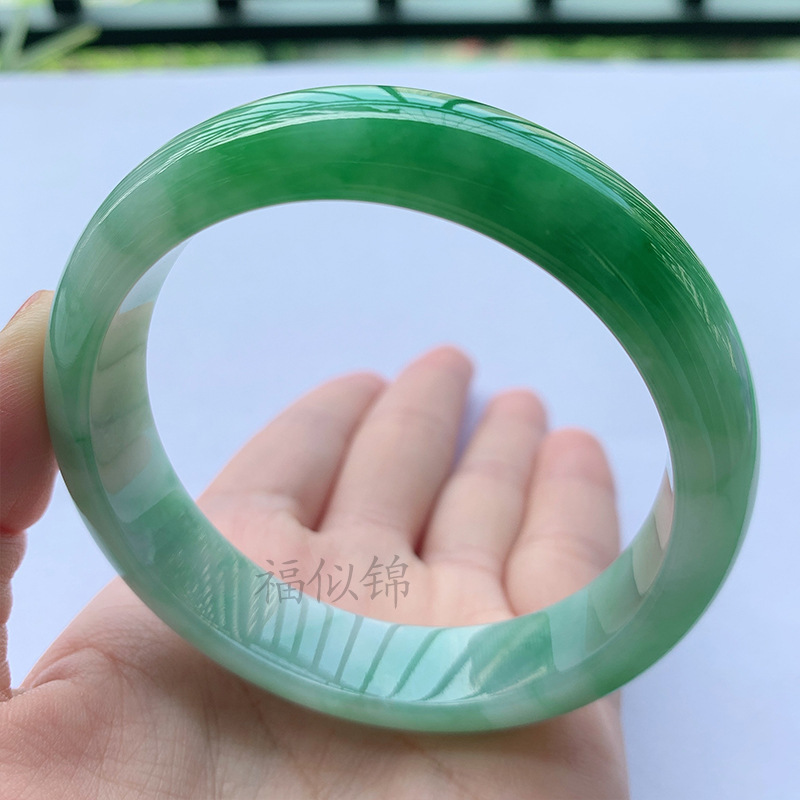 Old Mine Icy Jadeite Bracelet, - огляд і ціна Lighting & Home Decor Studio